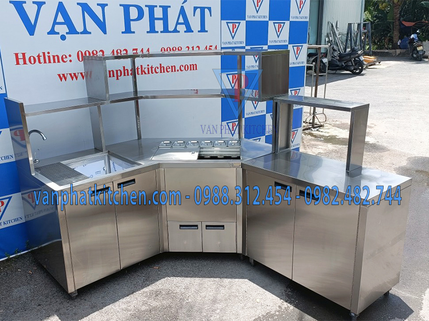 Quầy pha chế inox