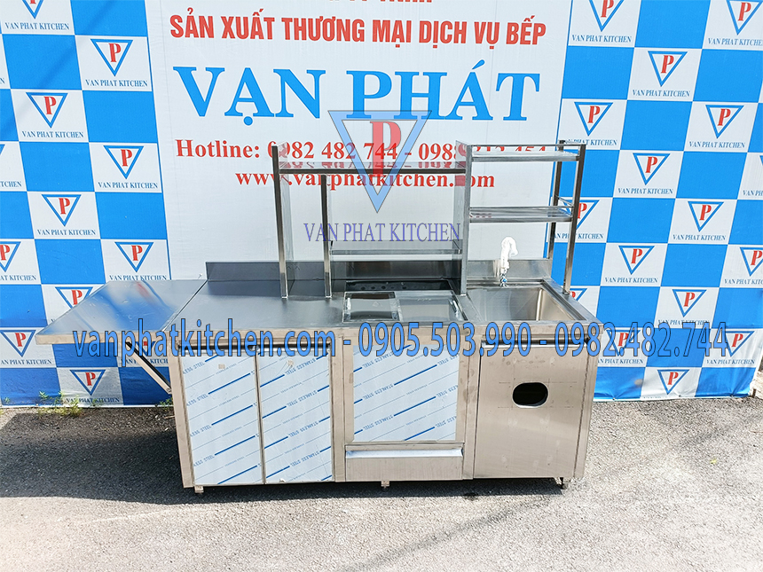 Quầy pha chế inox